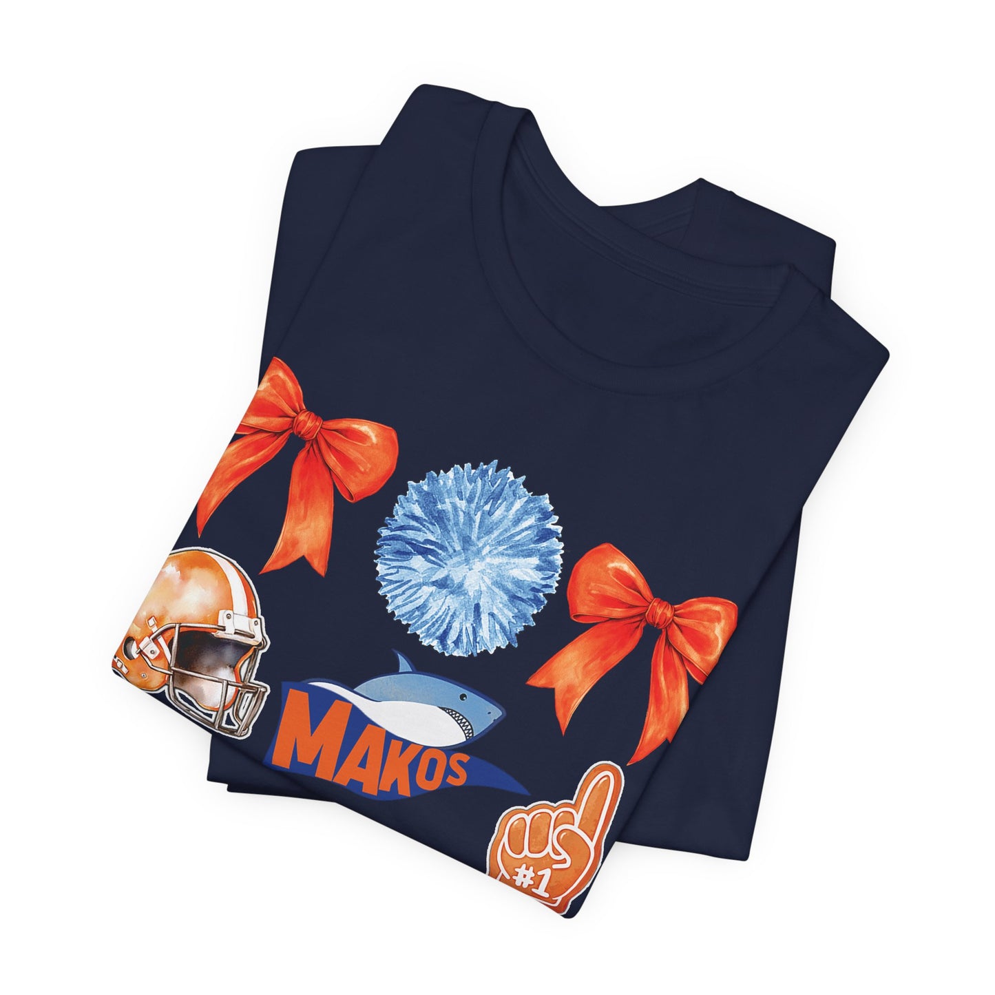 Adult Makos Coquette Football Tee
