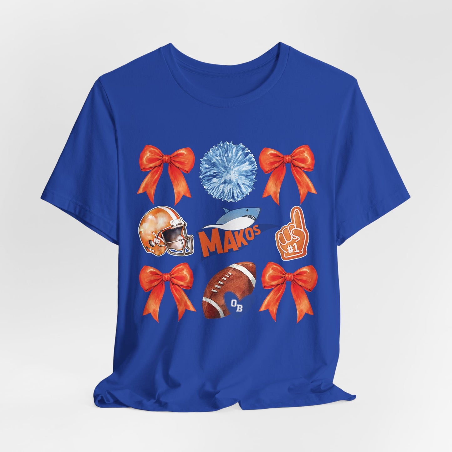 Adult Makos Coquette Football Tee