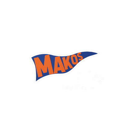 Makos Pennant Vinyl Decals