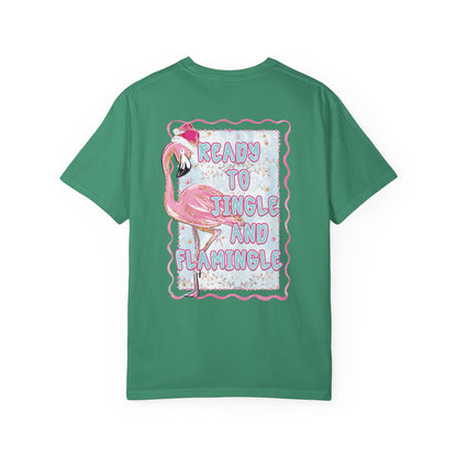 Flamingo Ready to Jingle & Flamingle - Comfort Colors