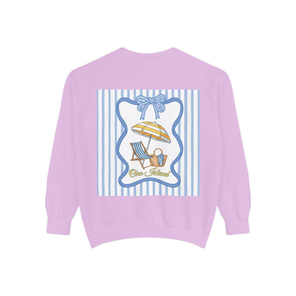 Adult Coquette Beachy Ono Island Sweatshirt - Comfort Colors