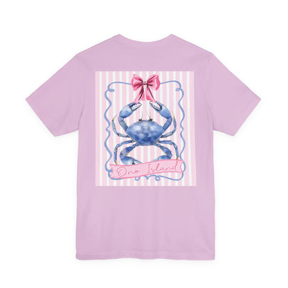 Adult Ono Island Preppy Crab T-Shirt - Bella Canvas