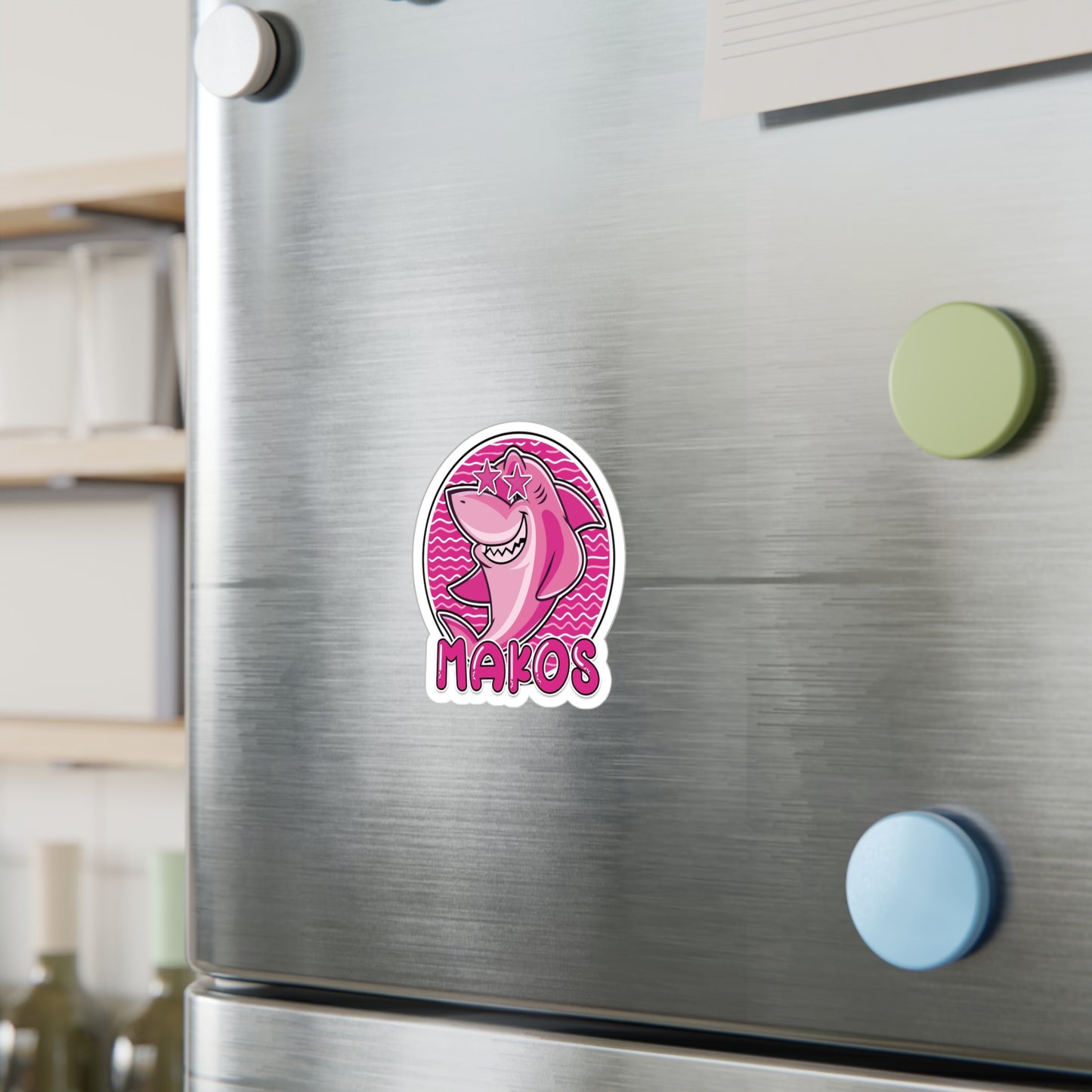 Preppy Pink Makos Vinyl Decals