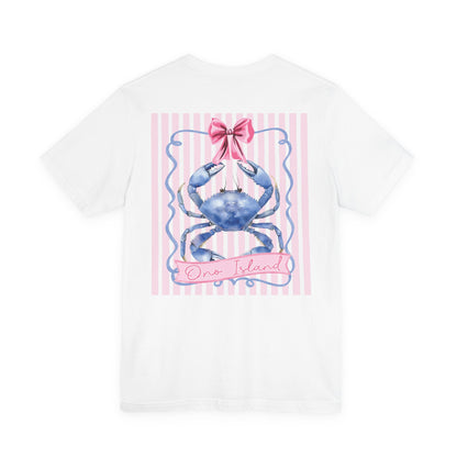 Adult Ono Island Preppy Crab T-Shirt - Bella Canvas