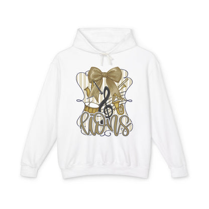 Adult Lions Coquette Band Hoodie - Comfort Colors