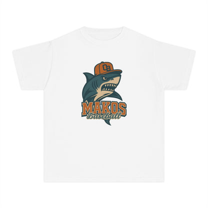 Makos Youth Baseball Tee - Comfort Colors