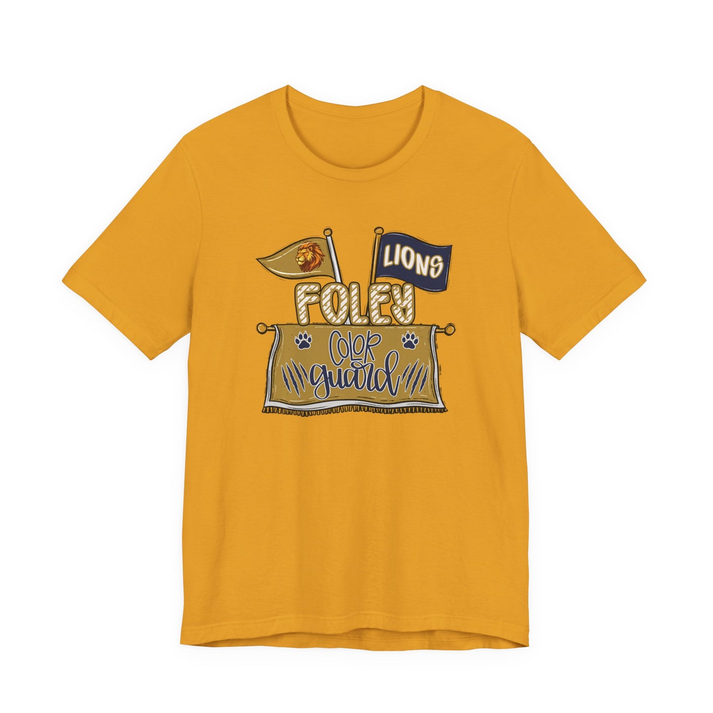 Foley Lions Color Guard Jersey Tee - Bella Canvas