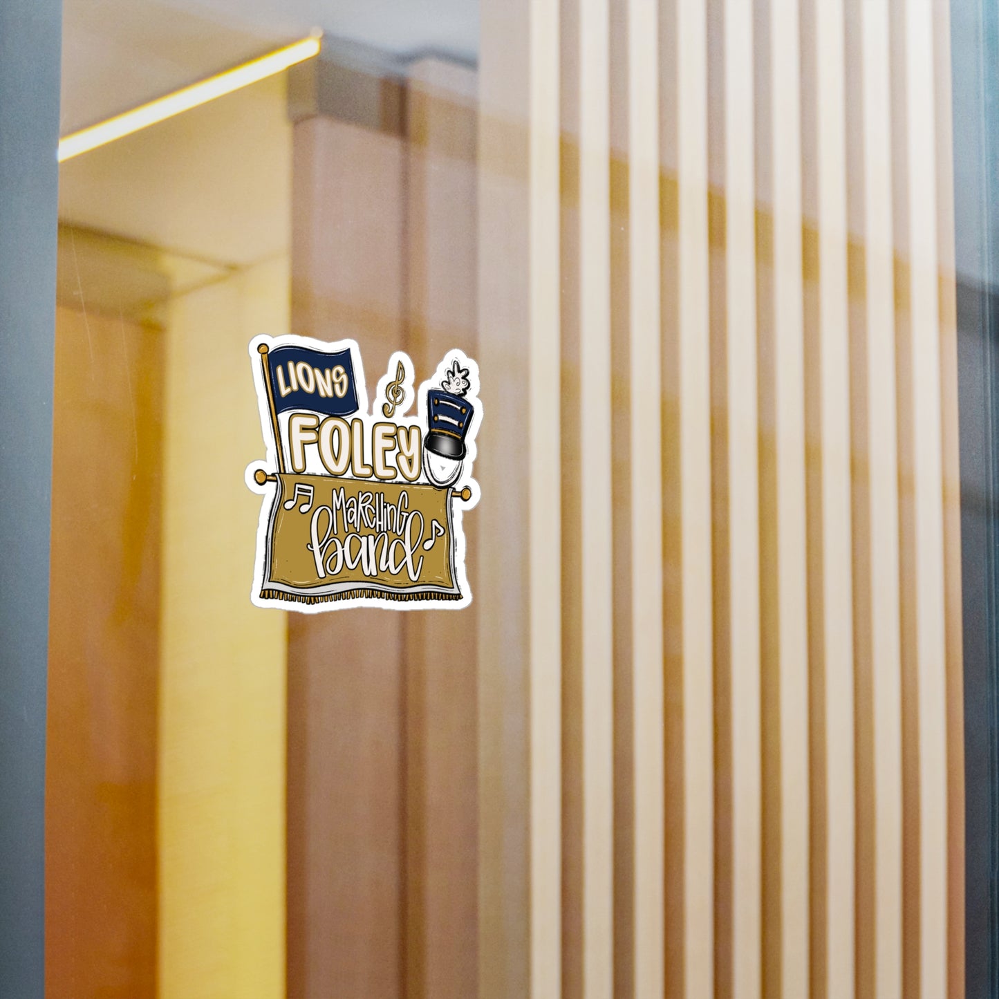 Foley Lions Marching Band Vinyl Decals