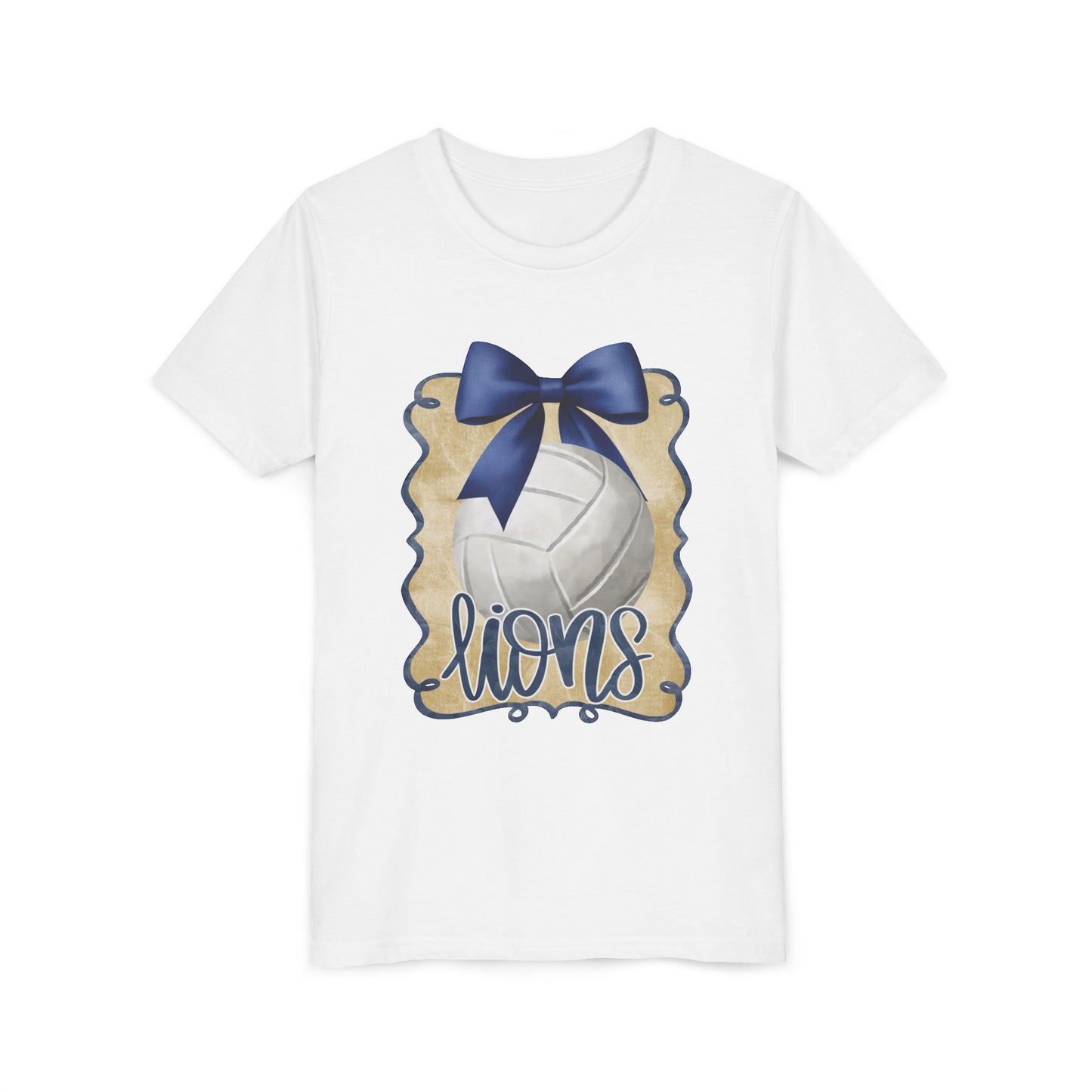 Youth Foley Lions Volleyball Tee - Bella Canvas