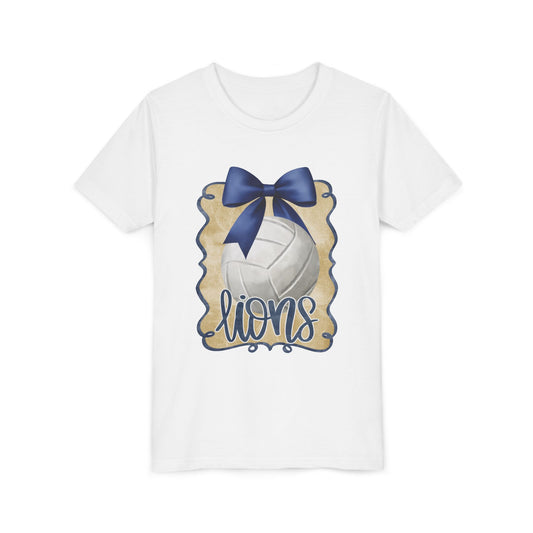 Youth Foley Lions Volleyball Tee - Bella Canvas