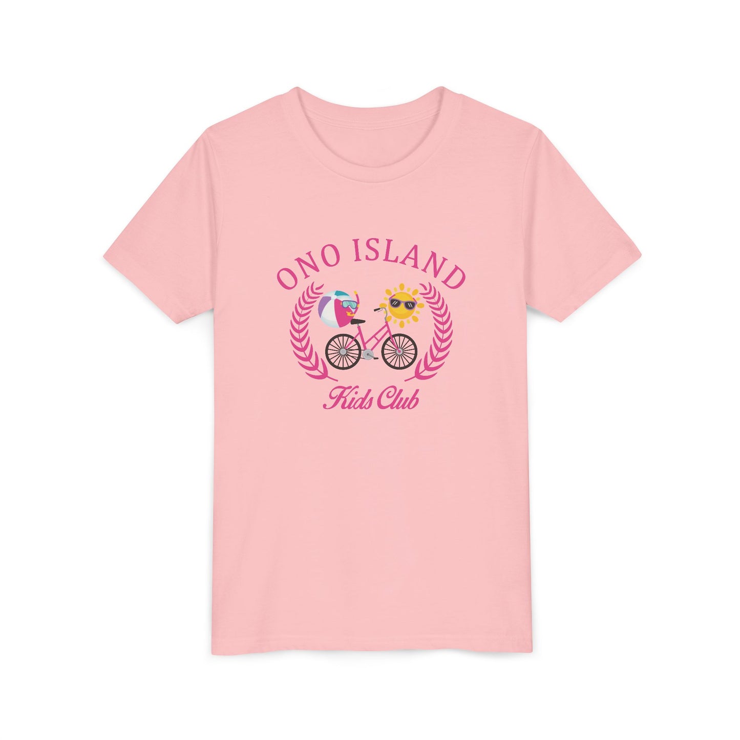 Ono Island Kids Club Pink Tee - Bella Canvas