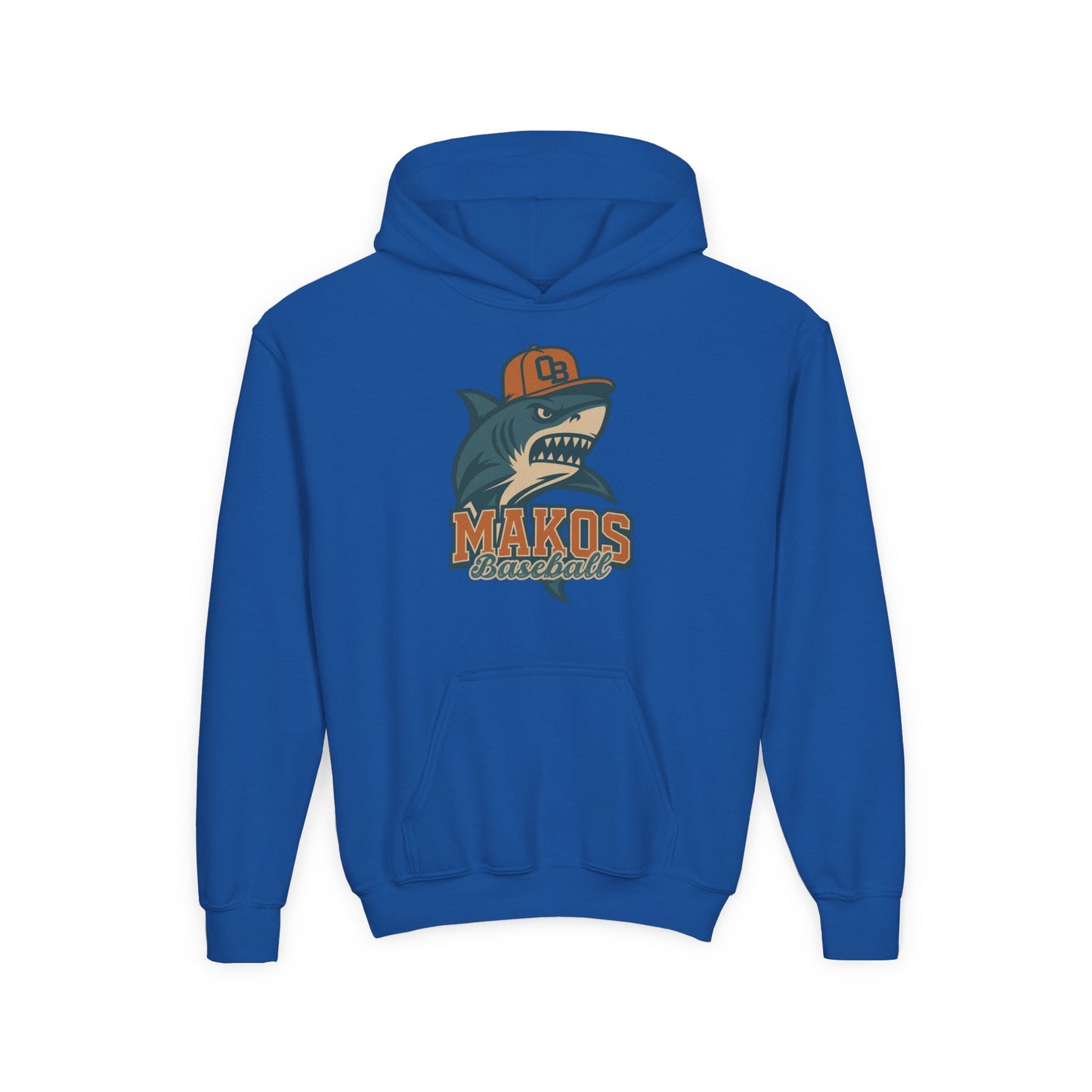 Makos Youth Baseball Hoodie - Gildan