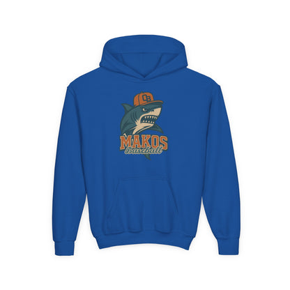 Makos Youth Baseball Hoodie - Gildan
