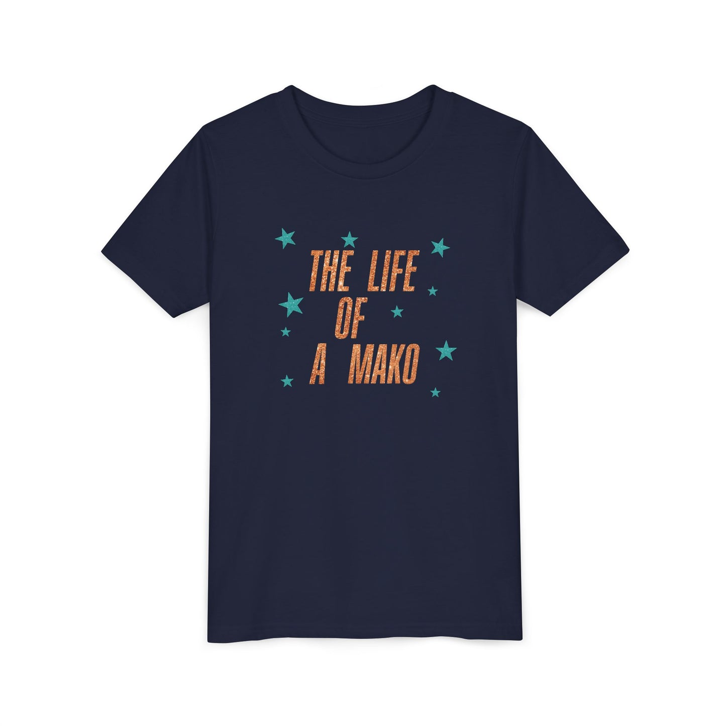 Life of a Mako FAUX  Glitter - Bella Canvas
