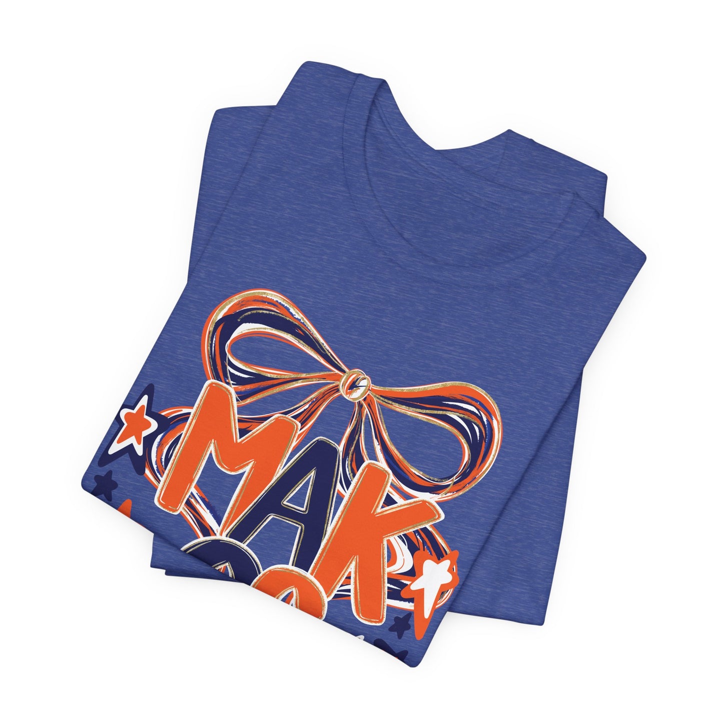 Adult Makos Twirly Ribbon Tee - Bella Canvas