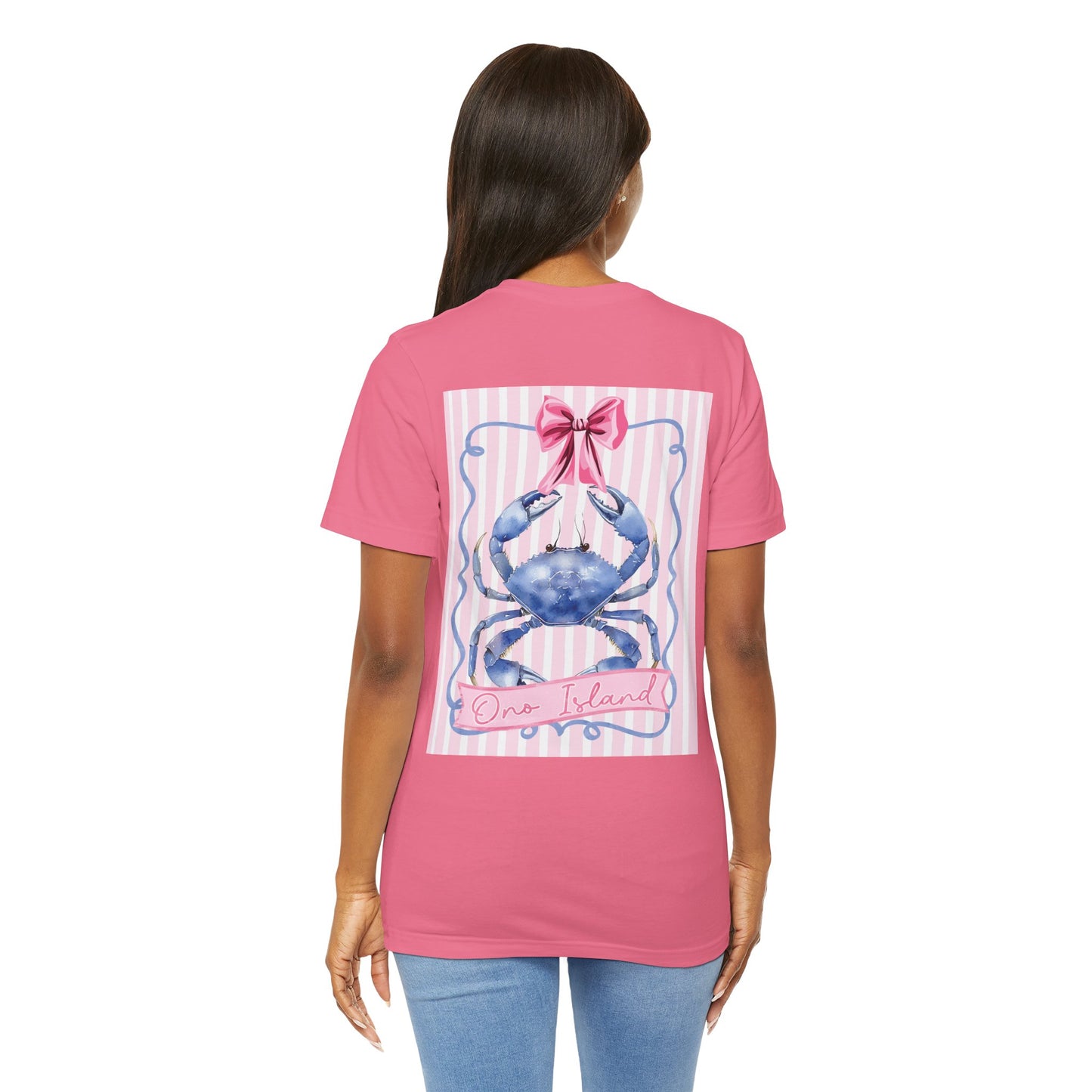 Adult Ono Island Preppy Crab T-Shirt - Bella Canvas