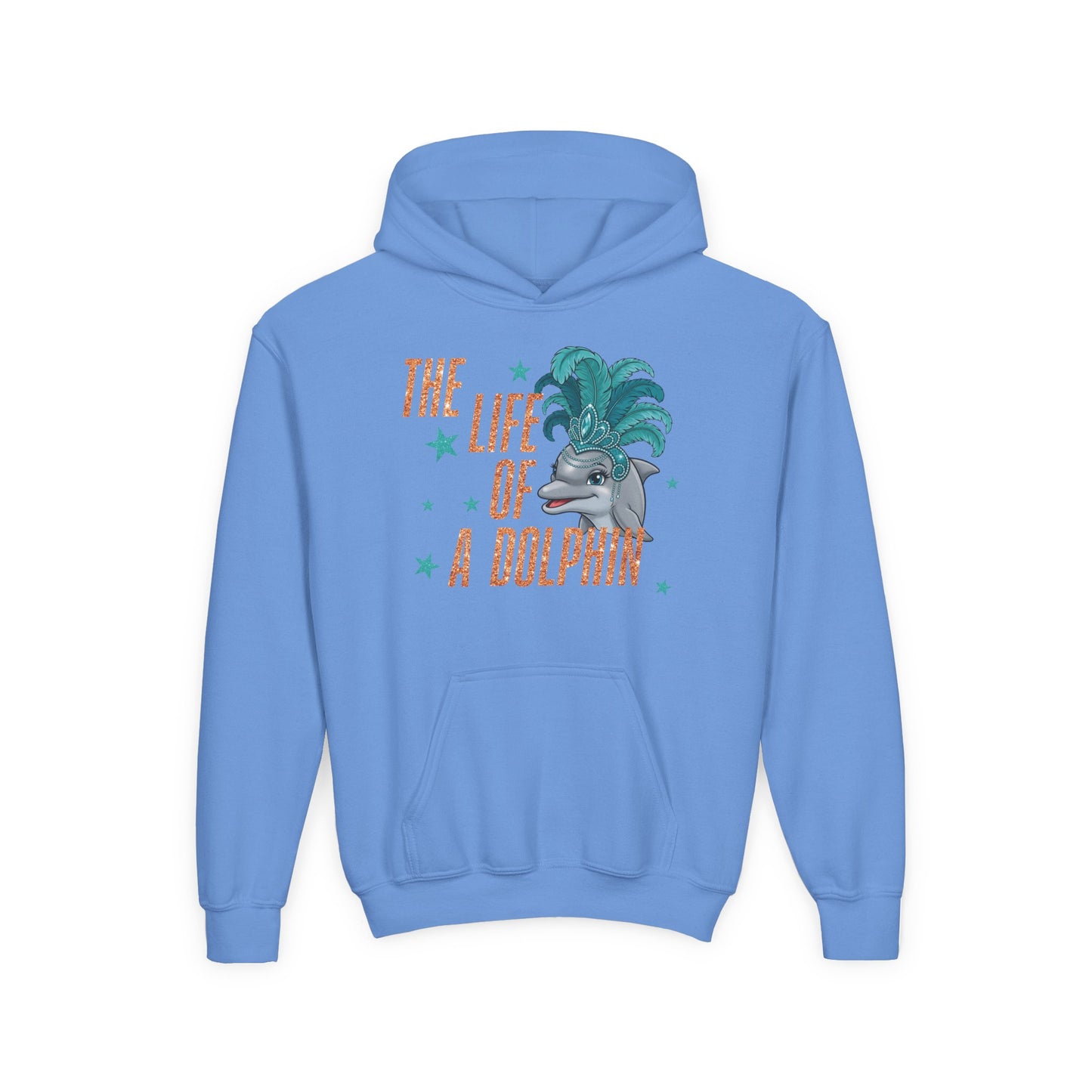 Life of a Dolphin Faux Glitter - Gildan