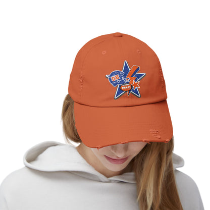 Makos Football Unisex Distressed Cap
