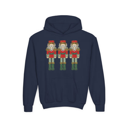 Red/Green Nutcracker Hoodie - Gildan