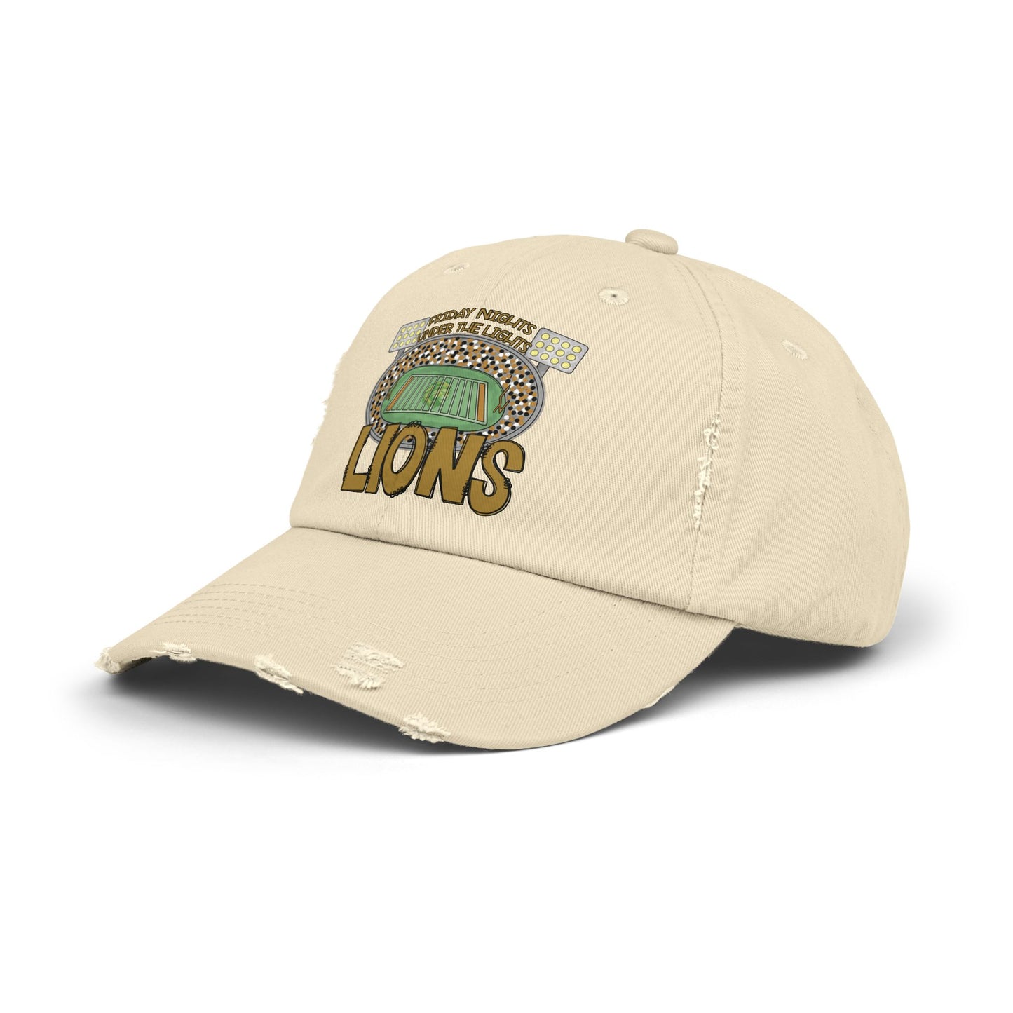 Lions Friday Night Lights Unisex Distressed Cap