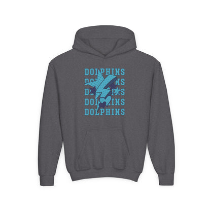 Youth Dolphin Lightning, Stars & Hearts Hoodie