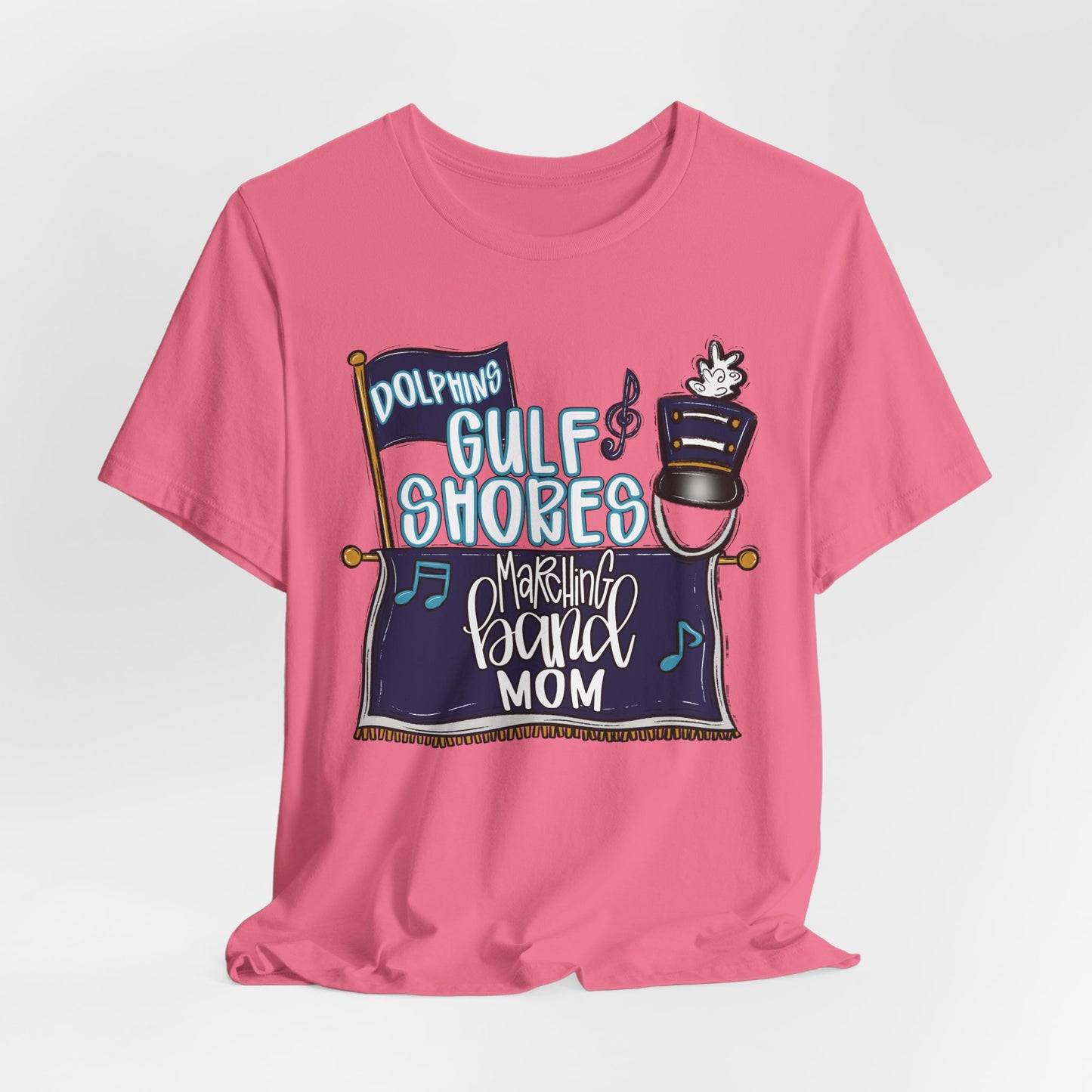 Adult Gulf Shores Band Mom Tee - Bella Canvas