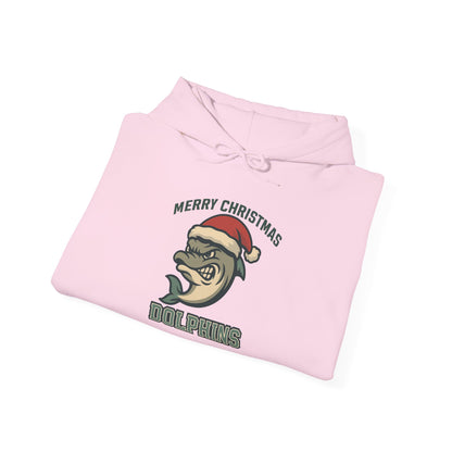 Merry Christmas Dolphin Hoodie - Gildan