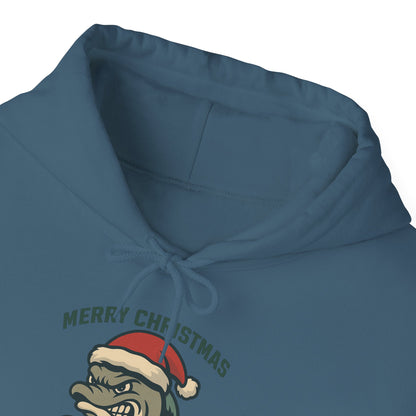 Merry Christmas Dolphin Hoodie - Gildan