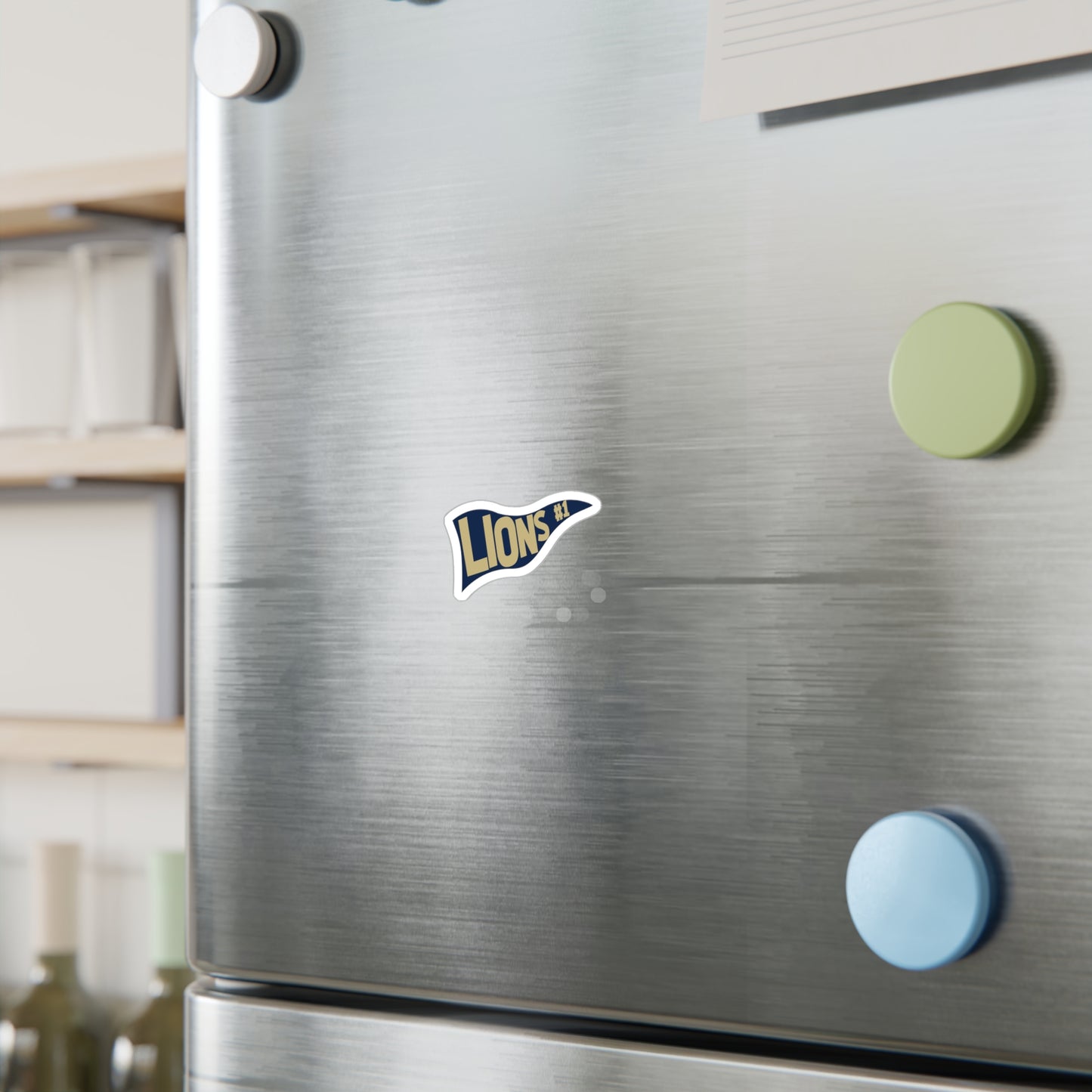 Lions Pennant Vinyl Decals