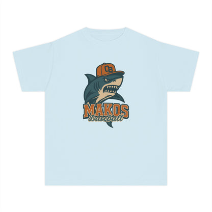 Makos Youth Baseball Tee - Comfort Colors