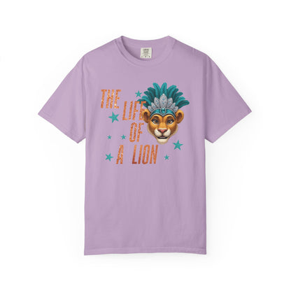 Adult Life of a Lion Faux Glitter - Comfort Colors