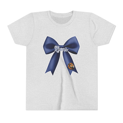 Youth Lions Navy Coquette Bow