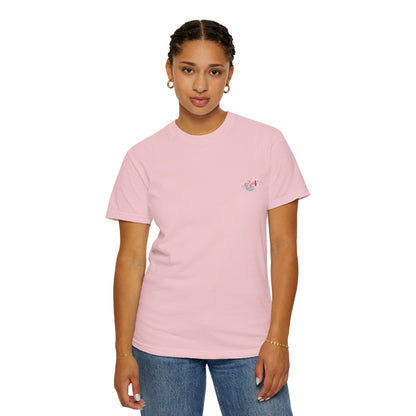 Flamingo Flamingle All the Way Christmas Tee - Comfort Colors