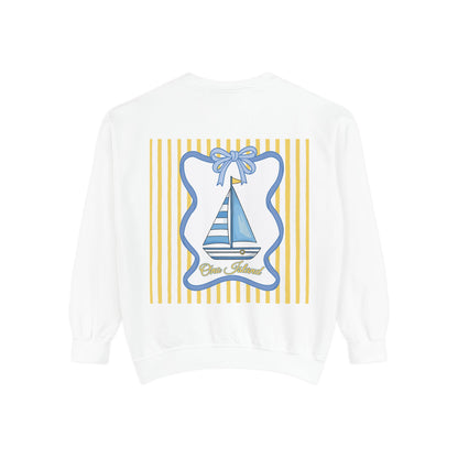 Adult Coquette Sailboat Sweatshirt - Comfort Colors