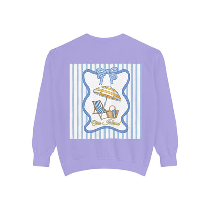 Adult Coquette Beachy Ono Island Sweatshirt - Comfort Colors
