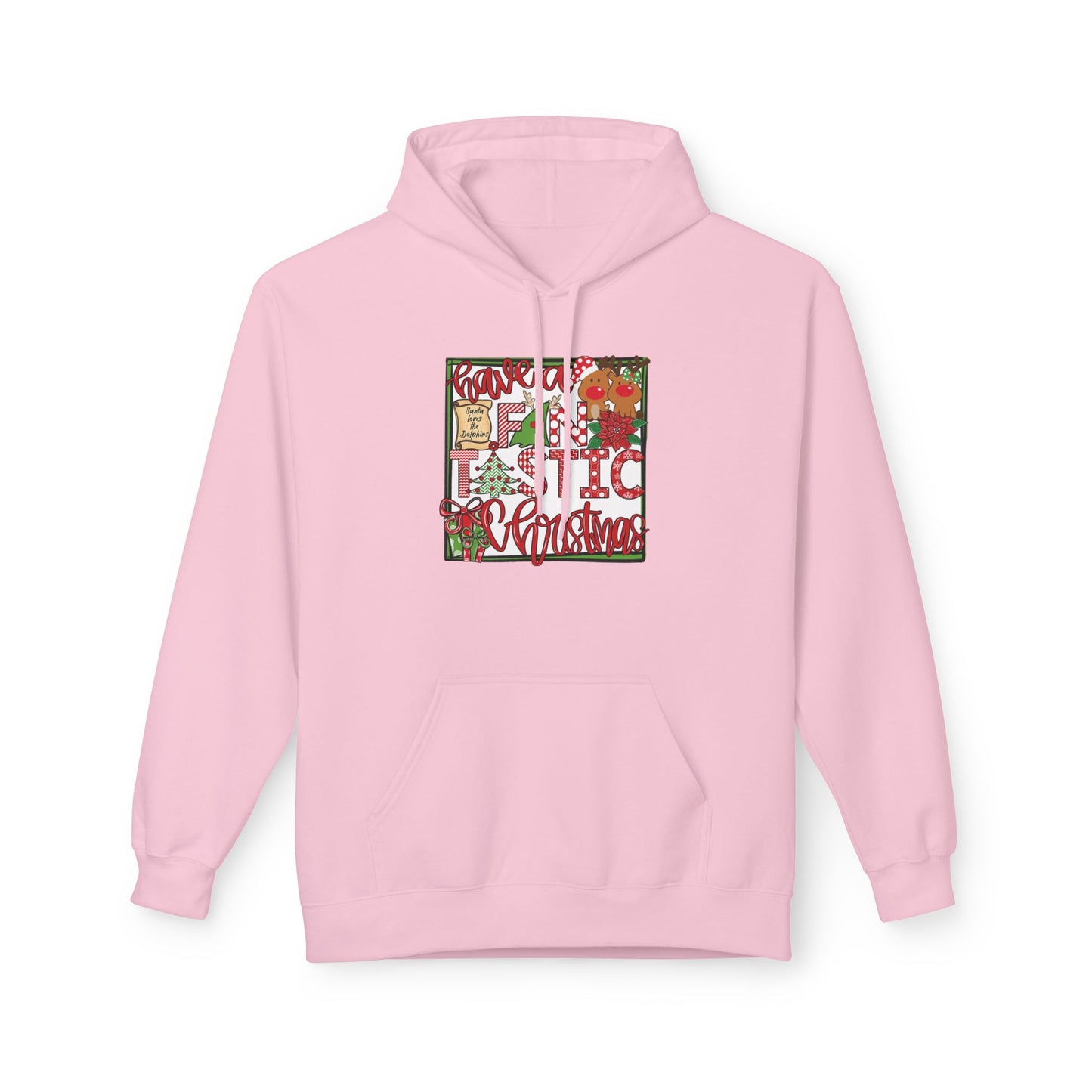 Dolphins Christmas Hoodie - Gildan