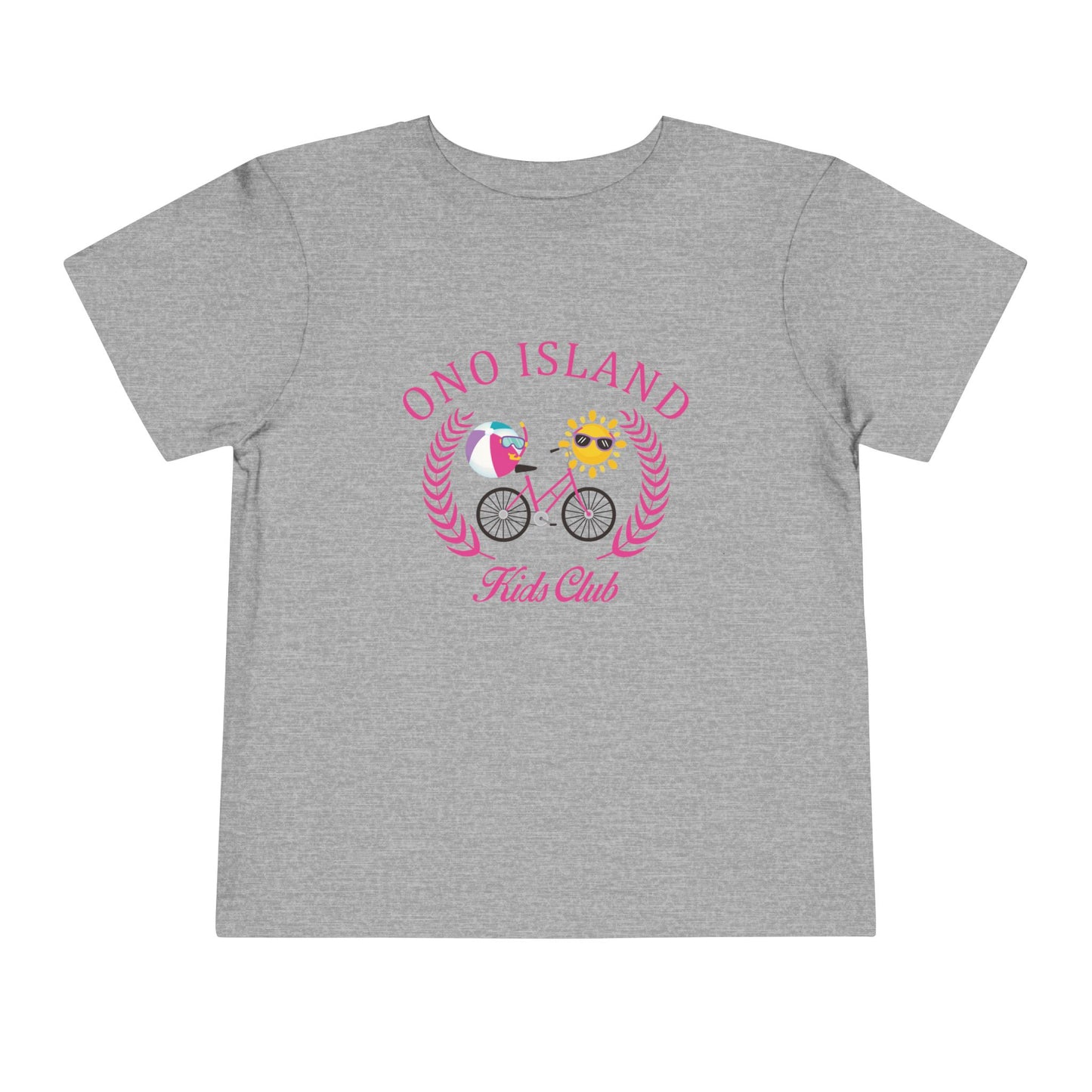Ono Island Kids Club Toddler Pink Tee - Bella Canvas