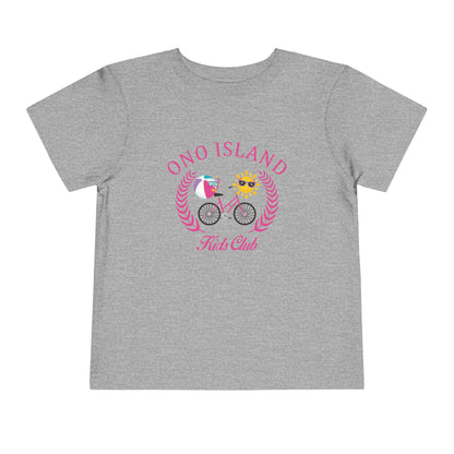 Ono Island Kids Club Toddler Pink Tee - Bella Canvas