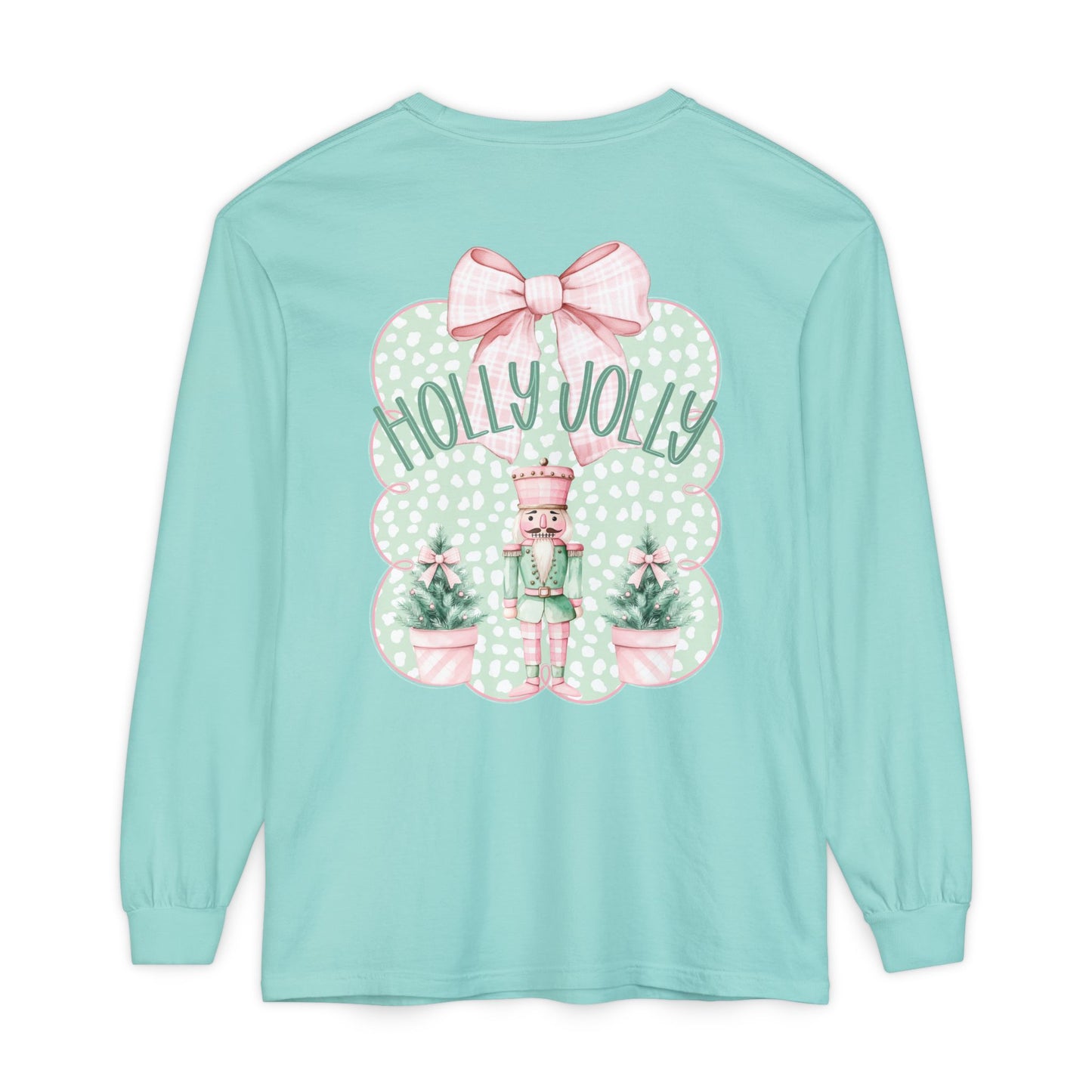 Holly Jolly Long Sleeve Tee - Comfort Colors
