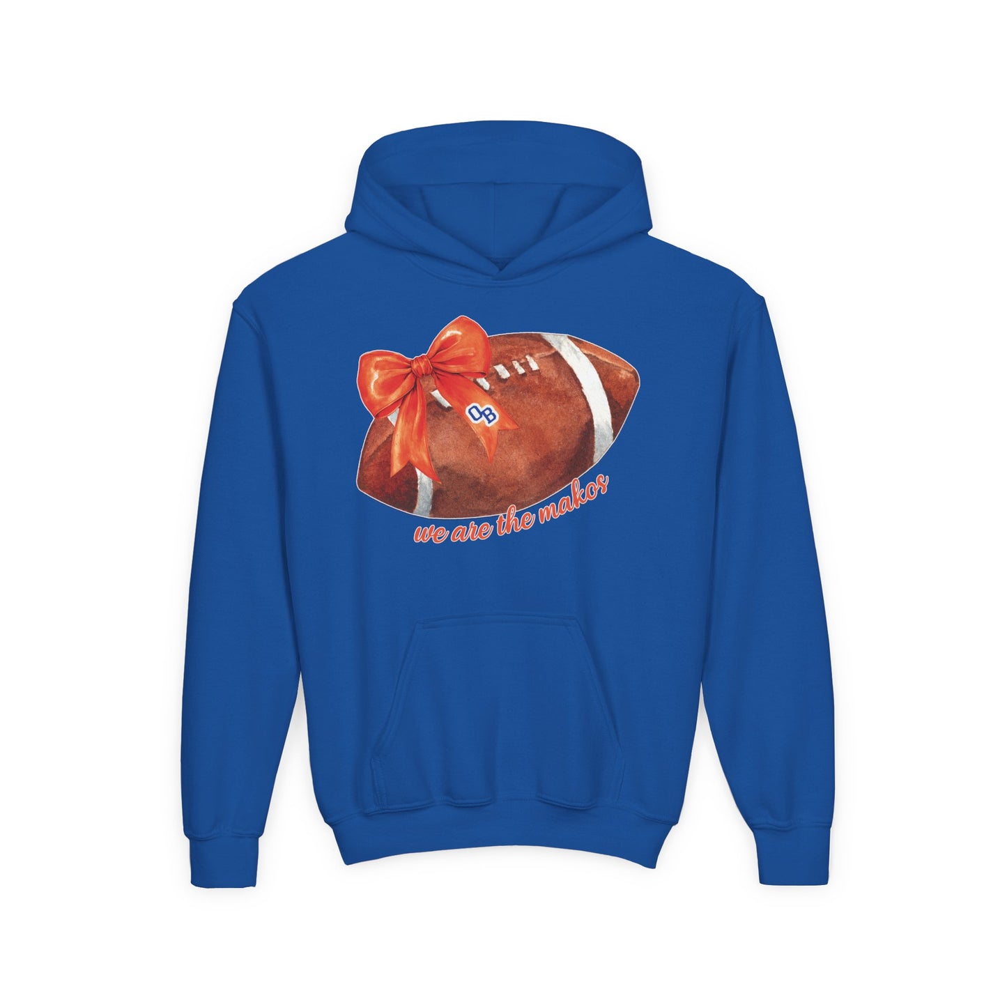 Youth Coquette Football Hoodie