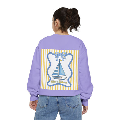Adult Coquette Sailboat Sweatshirt - Comfort Colors