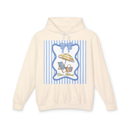 Adult Coquette Beachy Ono Island Unisex Lightweight Hooded Sweatshirt - Comfort Colors
