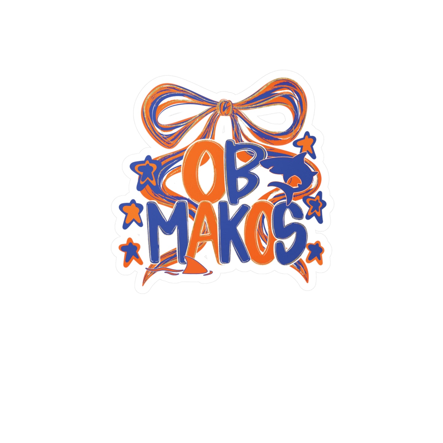 OB Makos Bow Decal