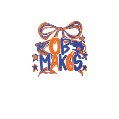 OB Makos Bow Decal