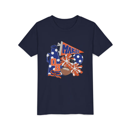 Youth Makos Football Spirit Tee