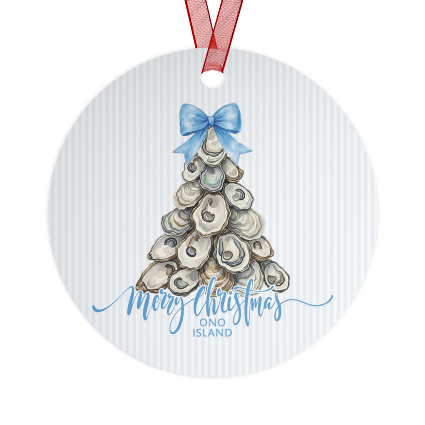 Ono Island Coastal Oyster Tree Ornament