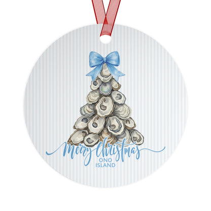 Ono Island Coastal Oyster Tree Ornament