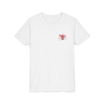 Youth Surfing Christmas Tee - Gildan