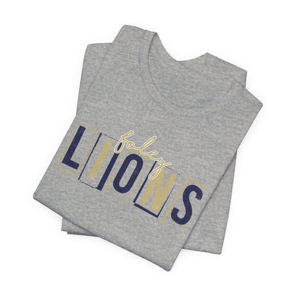 Foley Lions Boxy Tee - Bella Canvas