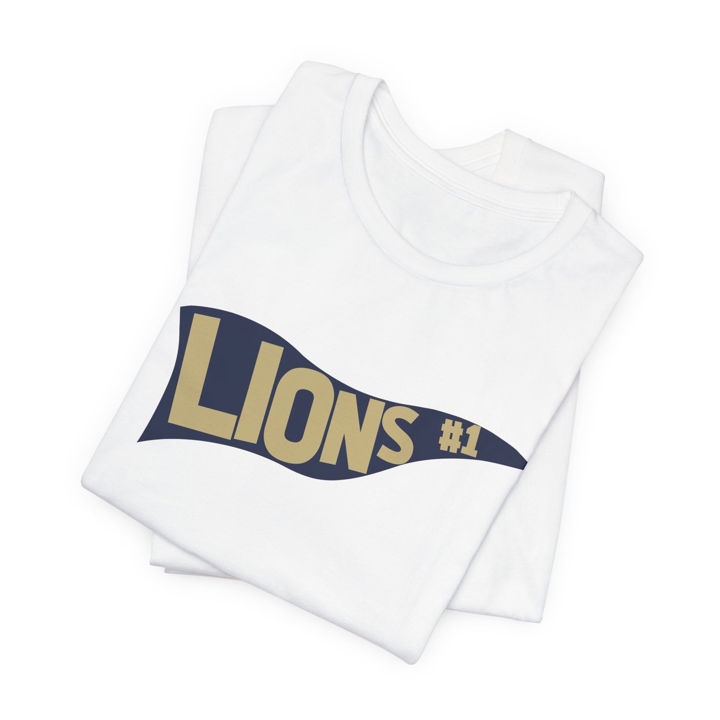 Adult #1 Lions Unisex Jersey Tee - Bella Canvas